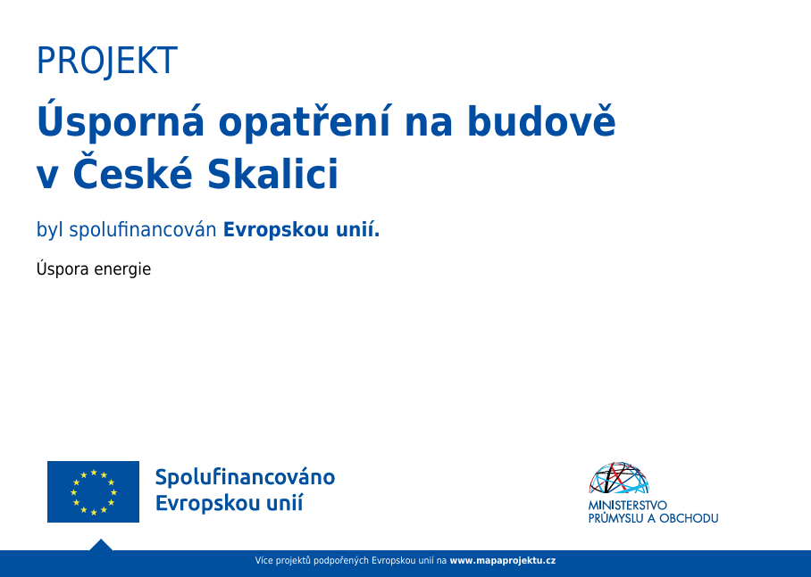 Banner – Malá Skalice